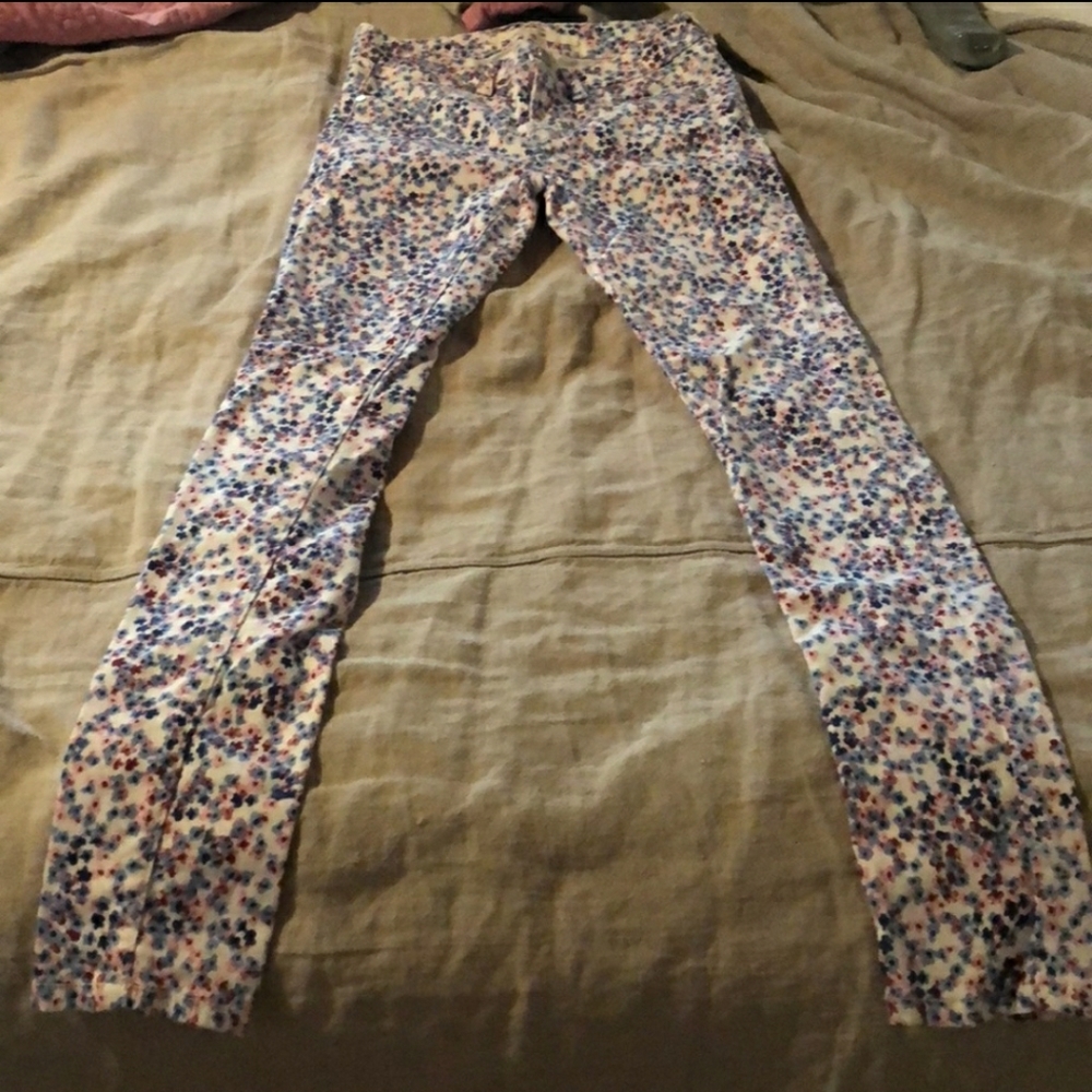 Joes skinny floral jeans these are a junior 14